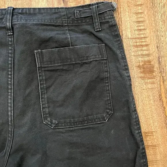 Urban Outfitters Canvas Utility Pants Mens 32x29 Carpenter Buckle Workwear Cargo - Picture 7 of 16